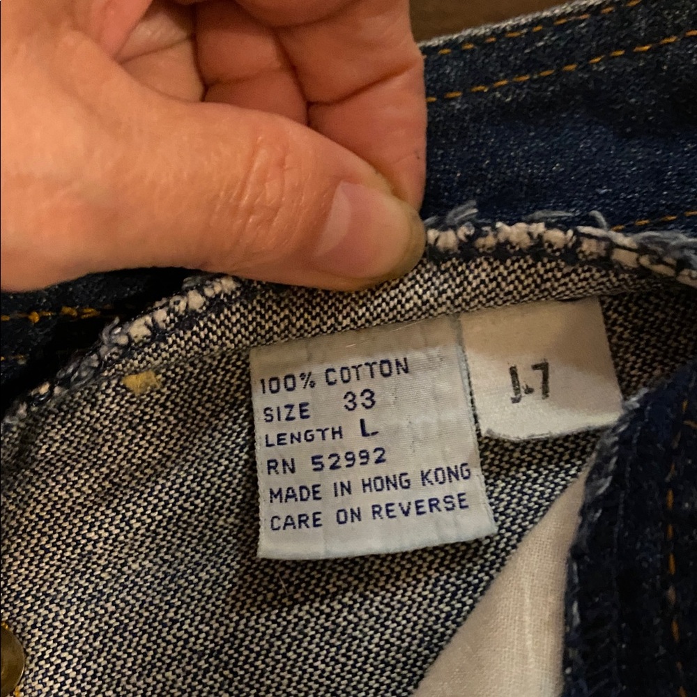 Vintage Jordache Dark Blue Denim Pants - Picture 7 of 7